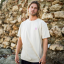 Harlem T-Shirt Oversized — tričko volného střihu - Barva: Písková, Velikost: M