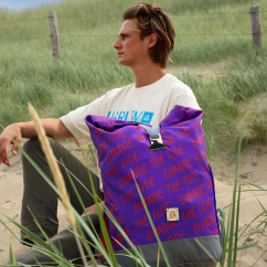 Harlem Eco Bag — obal na kite (fialová/červená)