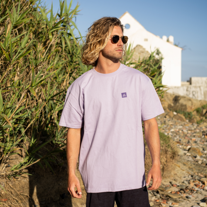 Harlem T-Shirt Oversized — tričko volného střihu - Barva: Písková, Velikost: M